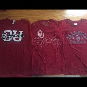 Bundle!! 3 Oklahoma Sooners shirts